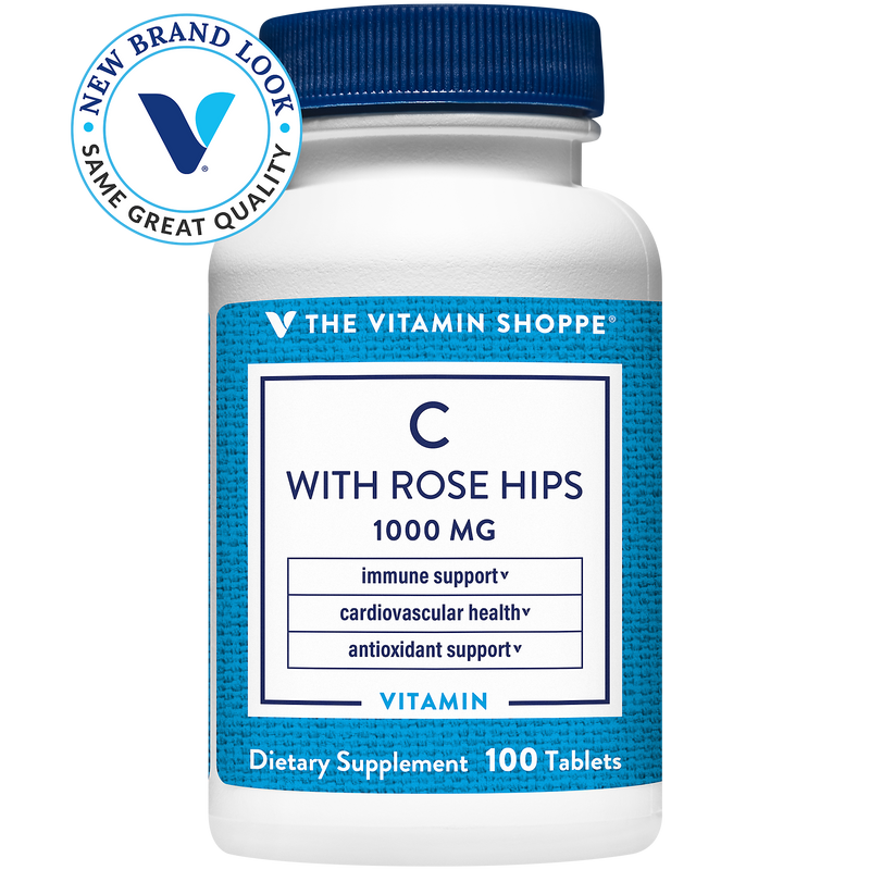 Vitamina C-1000 mg with Rose Hips (100 Tabletas)