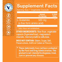 L-Glutamina en Forma Libre 500mg