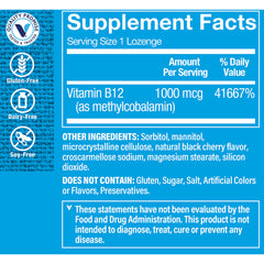 B12 Methylcobalamin 1000 mcg (120 tabletas sublinguales)