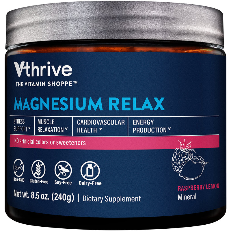Magnesio Relax en Polvo - Frambruesa y Limón (50 Tomas)