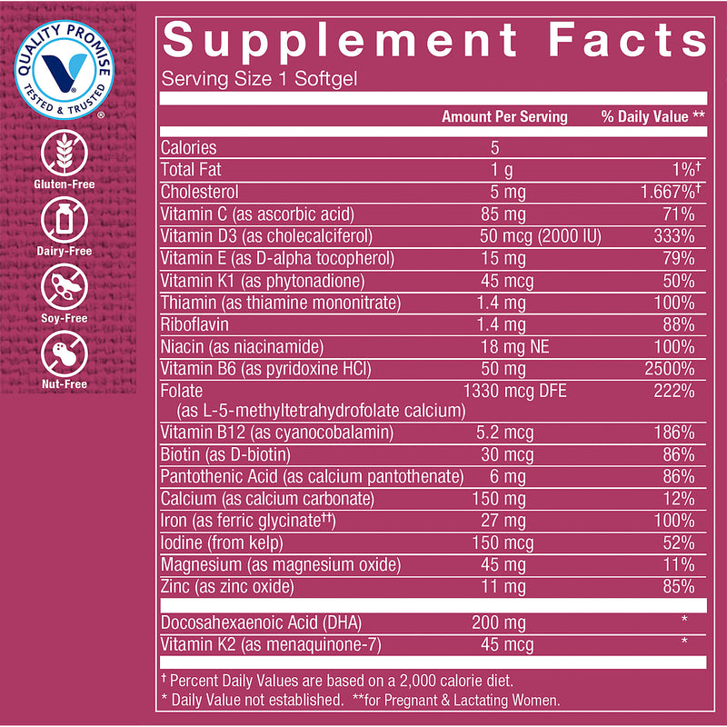 Prenatal + DHA Multi (60 Capsulas blandas)