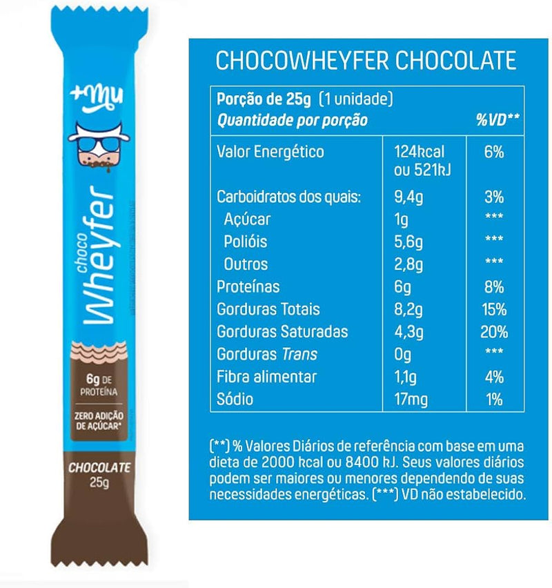 Choco WheyFer - Sabores Varios (25 g)