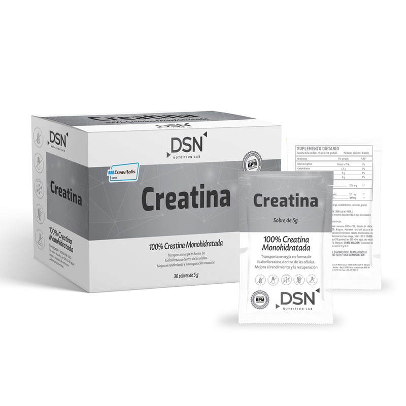 Creatina Monohidratada 5g (30 Sobres)