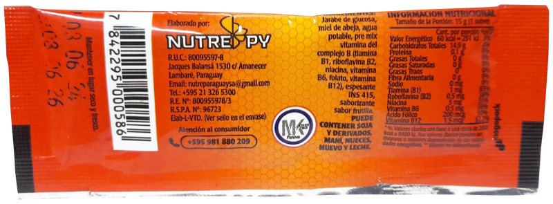 Miel Recuperador - Frutilla (15 g)