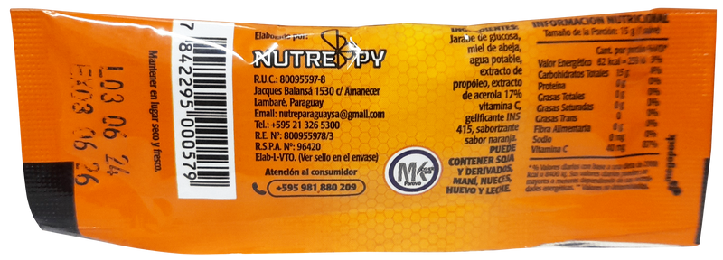 Miel de Energía - Naranja (15 g)