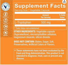 L-Tryptophan 500 mg (60 Capsulas)