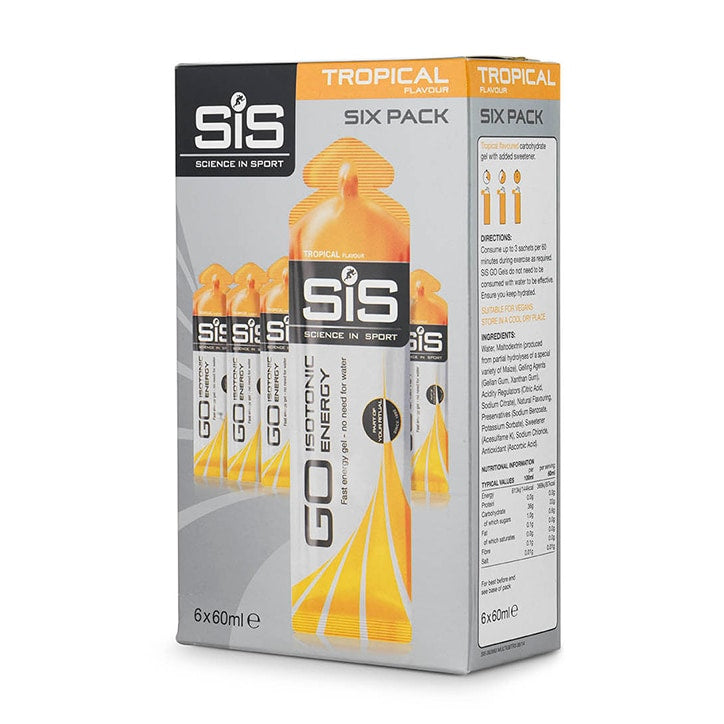 GO Isotonic Gel - Tropical (Pack 6)