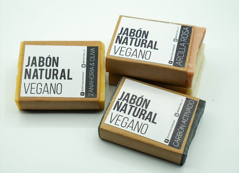 Jabon Natural Vegano - Carbon Activado (100 g)
