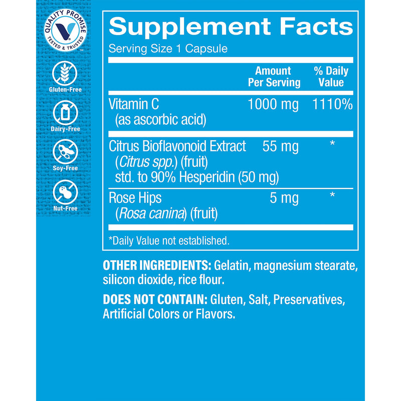 Vitamina C-1000 mg Complex (300 Capsulas)