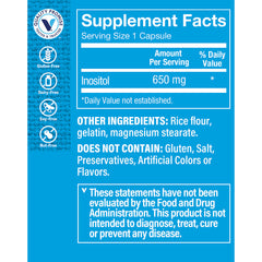 Inositol 650 mg (100 Capsulas)