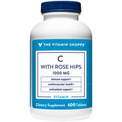 Vitamina C-1000 mg with Rose Hips (600 Tabletas)