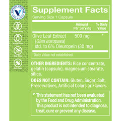 Olive Leaf Extract 500 mg (100 Capsulas)