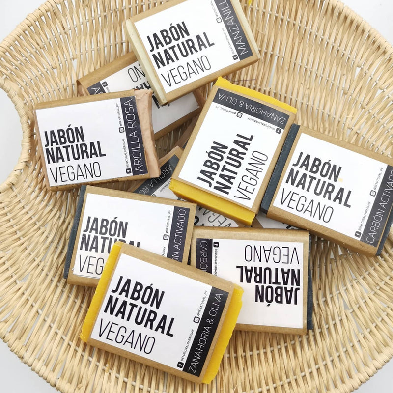 Jabon Natural Vegano - Arcilla Rosa (100 g)