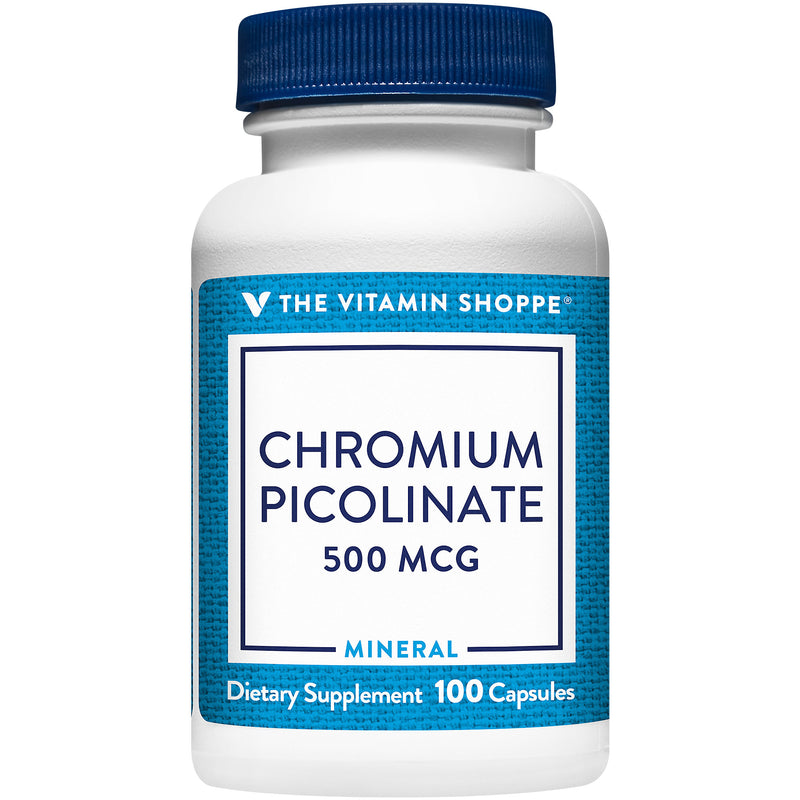 Chromium Picolinate - Picolinato de Cromo 500mcg (100 Capsulas)