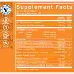 Multi Enzyme con Betaina (300 Tabletas)