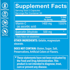 Quercetina + Vitamina C 1400 (100 Capsulas)