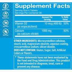 Citrato de Calcio + Vitamina D (120 Tabletas)