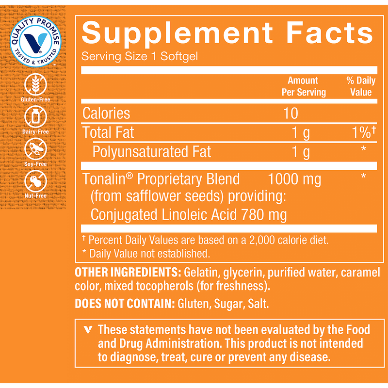 Tonalin CLA 1000 mg (180 Capsulas Blandas)