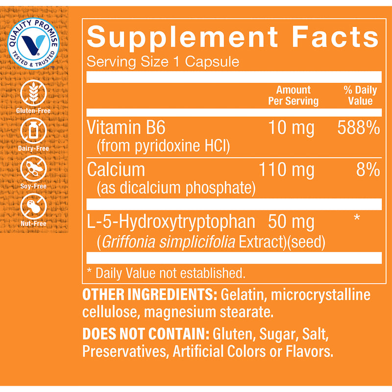 5-HTP con B6 50 mg (120 Capsulas)