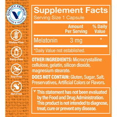 Melatonin 3 mg (60 Capsulas)