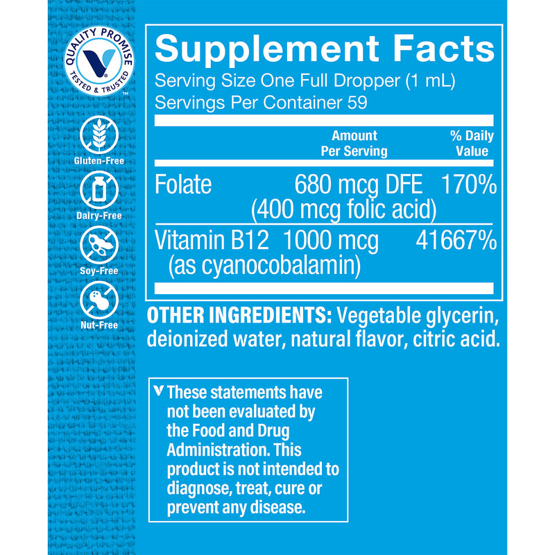 B12 with Folic acid Liquido (59 Tomas)