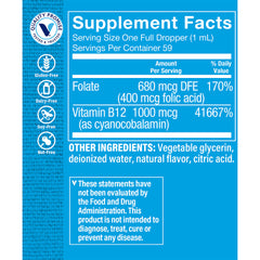 B12 with Folic acid Liquido (59 Tomas)