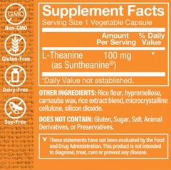 L-teanina 100 mg (60 cápsulas vegetarianas)