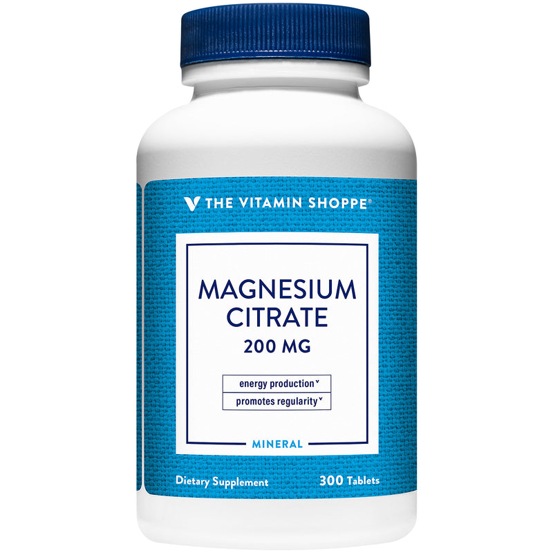 Magnesium Citrate 200 mg (300 Tabletas)