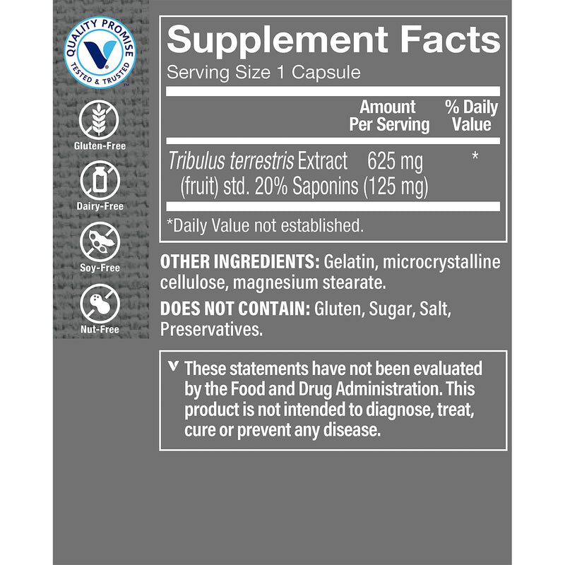 Tribulus Terrestris 625mg (100 Capsulas)