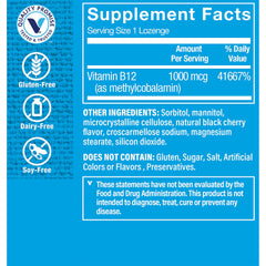 B12 Methylcobalamin 1000 mcg (60 tabletas sublinguales)