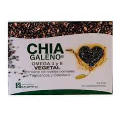Chia Galeno Omega 3 y 6 Vegetal (30 Capsulas Liquidas)