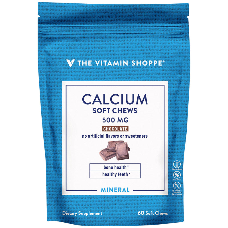 Calcium Masticable con D3 - Chocolate (60 Caramelos)