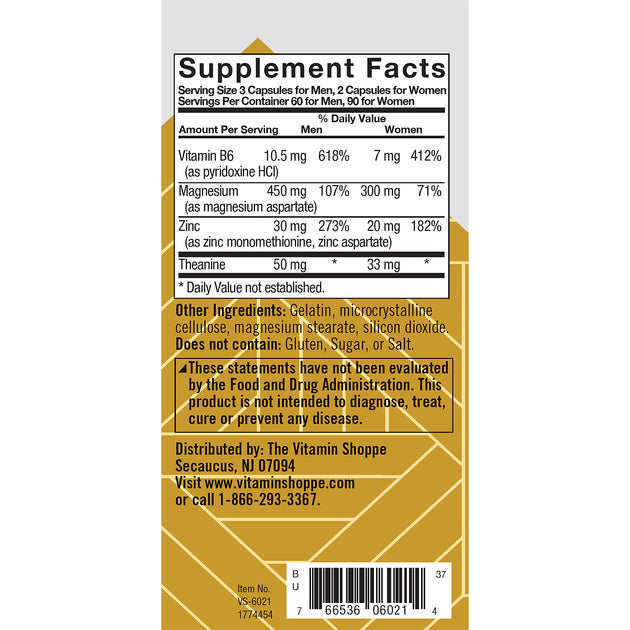 ZMA with Theanine True Athlete Recuperación Muscular the Vitamin