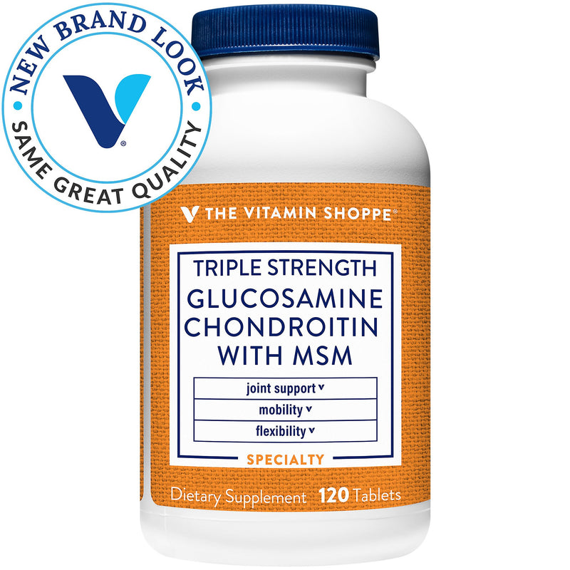 Triple Strength Glucosamine Chondroitin MSM (120 Tabletas)