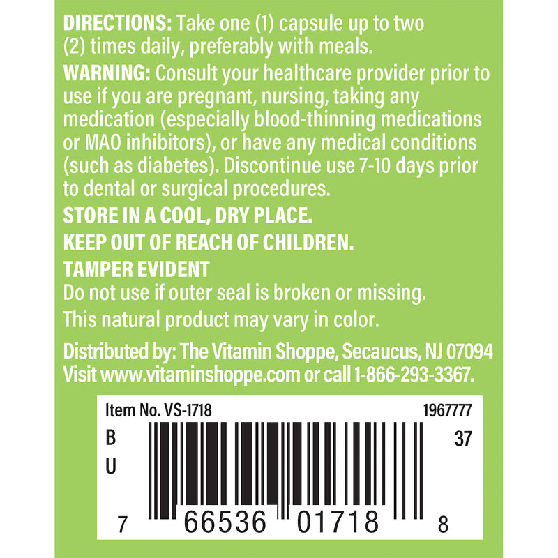 Ginkgo Biloba 60 mg (60 Capsulas)
