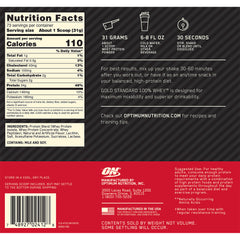 Gold Standard 100% Whey - Vainilla Francesa (74 Tomas)