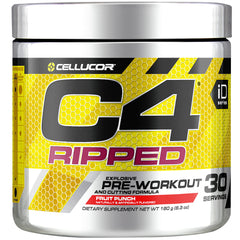 C4 Ripped Pre-Workout - Ponche de Frutas (30 Tomas)