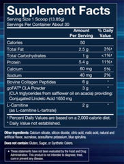 CLA, Carnitina y Colágeno - Helado Azul (30 Tomas)