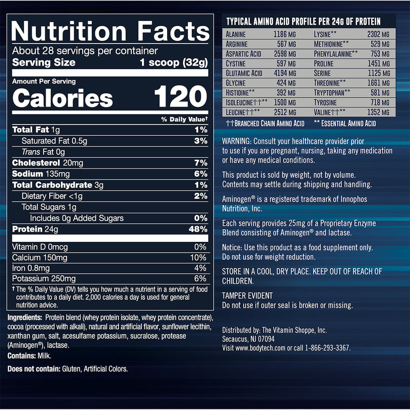 Whey Tech Pro 24 - Chocolate con Coco (28 Tomas)