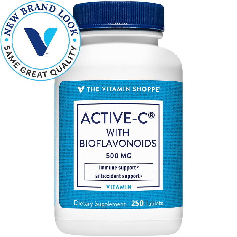 Active-C 500 mg Vitamina C con Bioflavonoides (250 Tabletas)