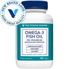 Omega 3 Fish Oil 1200 mg 600/240 EPA/DHA (180 Capsulas Blandas)