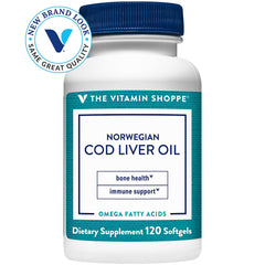 Cod Liver Oil (Aceite de Bacalao) (120 Capsulas Blandas)