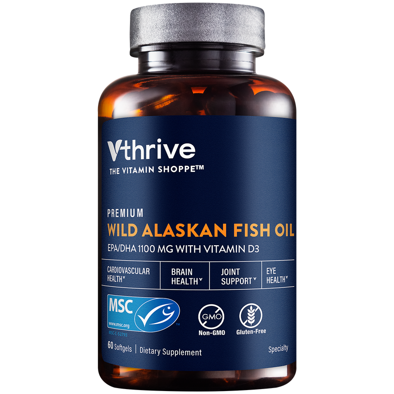 Omega 3 Silvestre Premium de Alaska 1100 mg (60 cápsulas blandas)