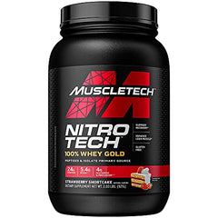 Nitro Tech Whey Gold - Frutilla (29 Tomas)