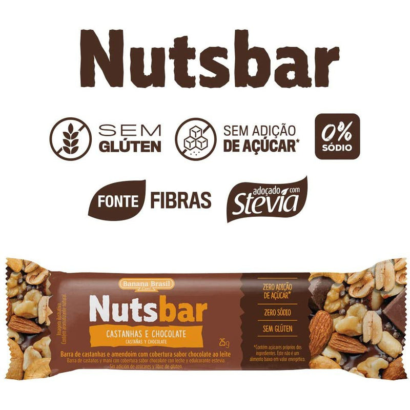 Nutsbar Barrita - Castaña y Chocolate (25 g)