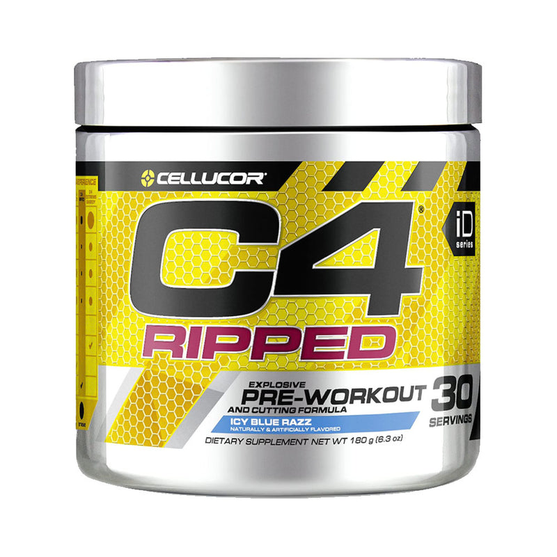 C4 Ripped Pre-Workout - Icy Blue (30 Tomas)