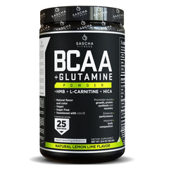 BCAA + Glutamina - Lima Limón (25 Tomas)