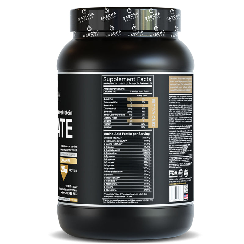 Hydrolized Whey Protein Isolate - Caramelo (29 Tomas)