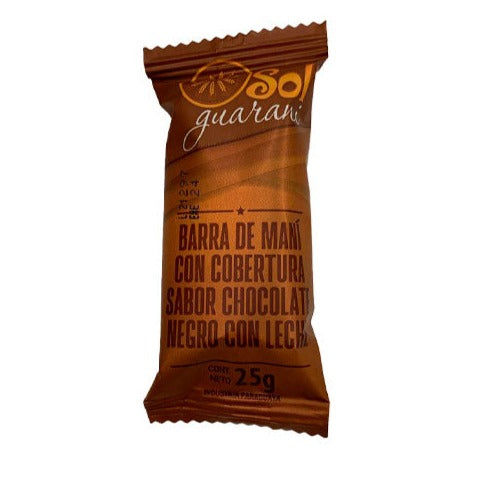 Barra de Maní con Cobertura de Chocolate Negro (25 g)
