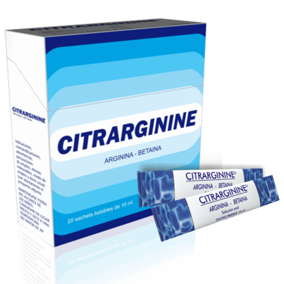 Citrarginine - Arginina y Betaina (20 sachet bebibles de 10 ml)